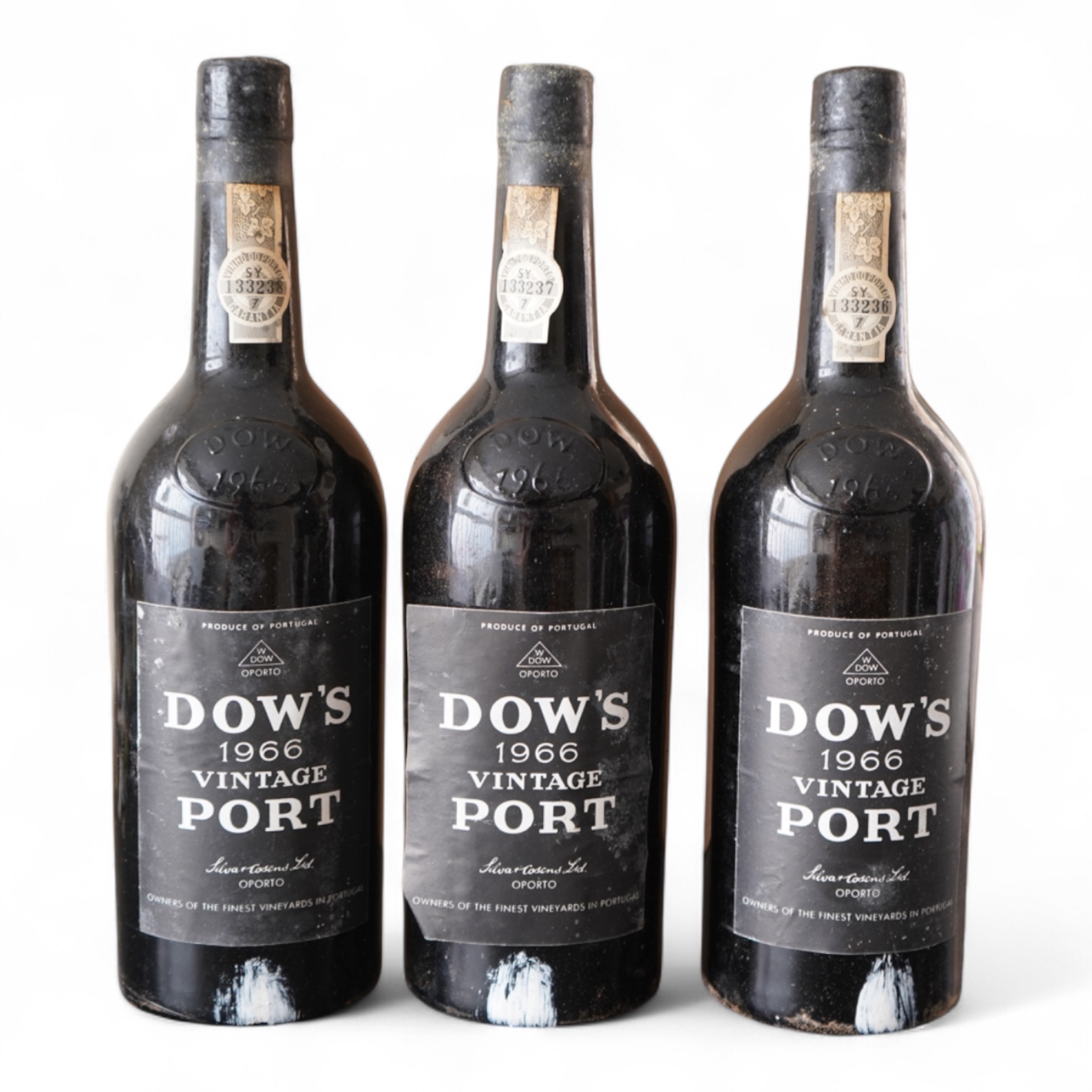 Twelve bottles of 1966 Dow’s vintage port